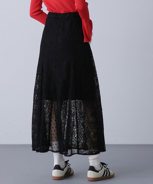 「ROSE BUD」 フレアスカート ONE SIZE ホワイト レディース_画像8