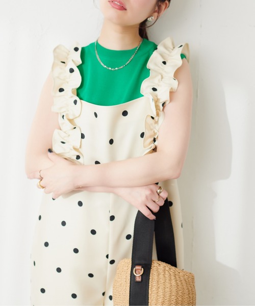 「natural couture」 オールインワン LARGE ブルー レディース_画像3