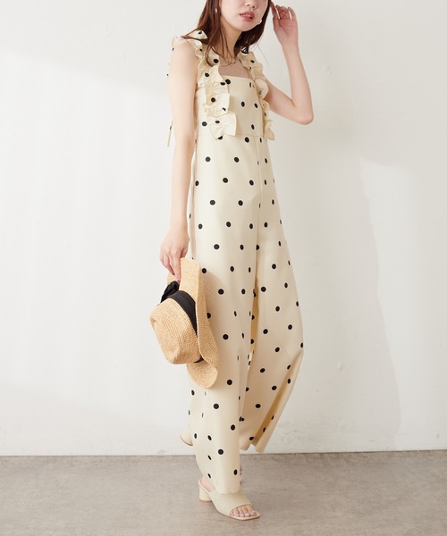 「natural couture」 オールインワン LARGE ブルー レディース_画像6