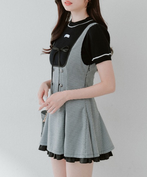 OLIVE des OLIVE（オリーブデオリーブ） ジャンパースカート フレア