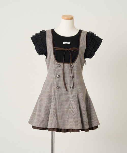 OLIVE des OLIVE（オリーブデオリーブ） ジャンパースカート フレア