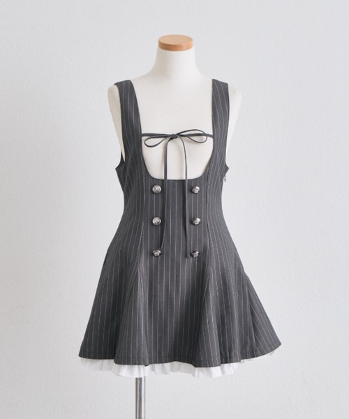 OLIVE des OLIVE（オリーブデオリーブ） ジャンパースカート フレア