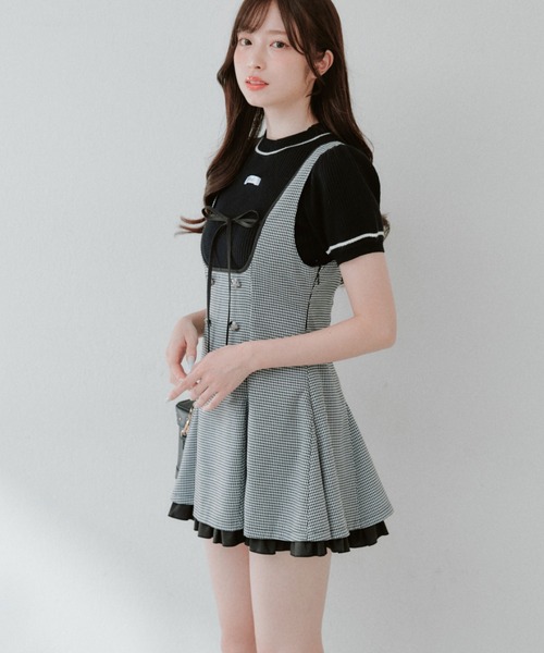 OLIVE des OLIVE（オリーブデオリーブ） ジャンパースカート フレア