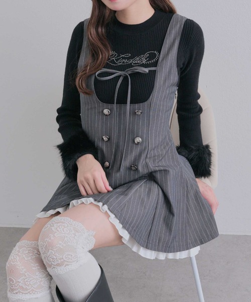 OLIVE des OLIVE（オリーブデオリーブ） ジャンパースカート フレア