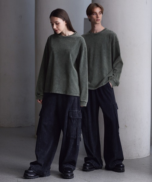 「CLEL」 長袖Tシャツ X-SMALL グレー メンズ_画像8