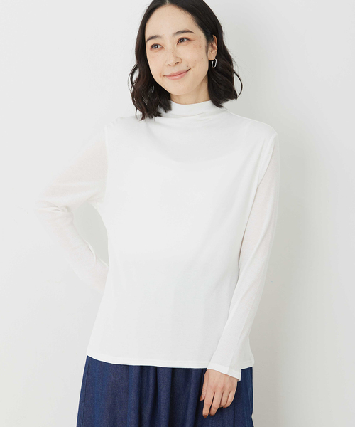 「DECOY SINCE 1981」 長袖カットソー M ホワイト レディース_画像5