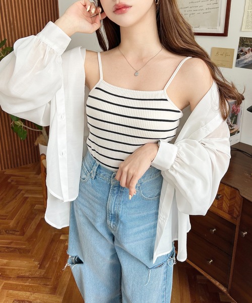 moment+ キャミソール 「累計販売枚数3万枚突破！」カップ付きテレコ