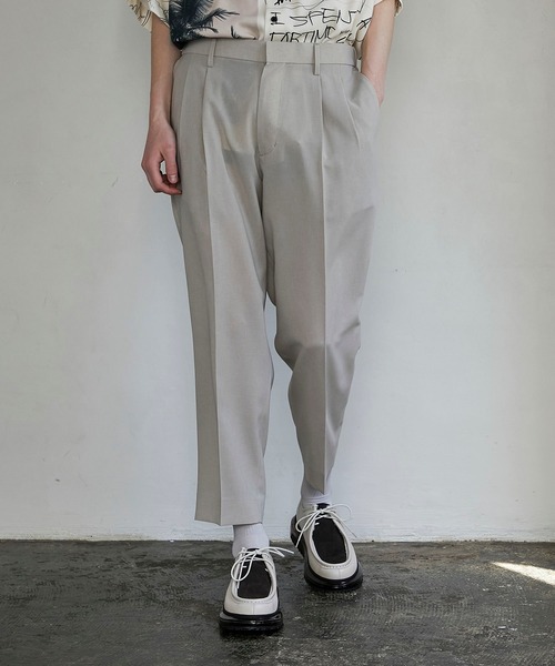 パンツ スラックス Quickdry リネンライクスラックス|ZOZOTOWN |01