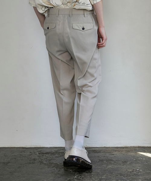パンツ スラックス Quickdry リネンライクスラックス|ZOZOTOWN |05
