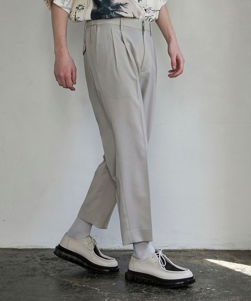 パンツ スラックス Quickdry リネンライクスラックス|ZOZOTOWN |06