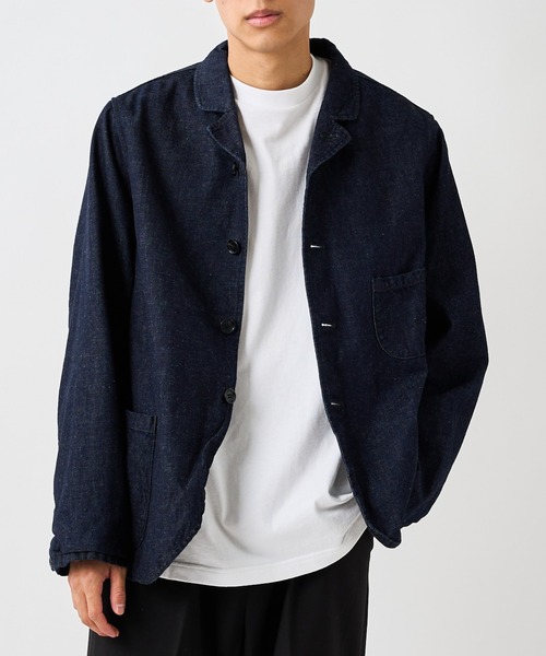人気SALE本物保証 ジャケット ZOZOTOWN PayPayモール店 - 通販 - PayPayモール カバーオール WORK TAILORED JACKET/デニムワークテーラードジャケット 在庫あお得