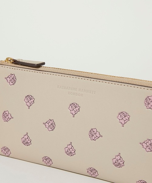 財布 KATHARINE HAMNETT LONDON/キャサリンハムネットロンドン ROSE GARDEN L字ファスナー ロングウォレット レディ | KATHARINE HAMNETT LONDON | 05
