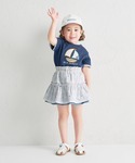 スカート ミキハウスチェック リバーシブルスカ...の詳細画像1