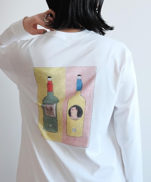 tシャツ ロングＴシャツ ボトル レディース メンズ