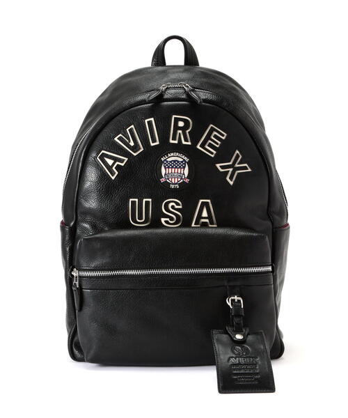 AVIREX（アヴィレックス） デイバック リュック VARSITY LEATHER