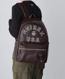 デイバック リュック VARSITY LEATHER DAYPACK/ バーシティレザーデイパック /AVX5628 レディース メンズ｜ZOZOTOWN Yahoo!店