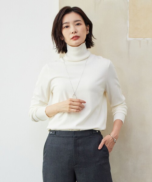 ニット セーター 「洗える」PRINCE タートルネック ニット レディース J.PRESS ニット セーター 「洗える」PRINCE タートルネック