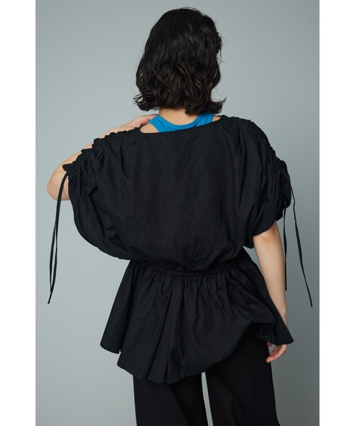 ブラウス シャツ Many gather tops (メニーギャザー トップス) レディース HeRIN.CYE ブラウス シャツ Many gather tops (メニーギャザー