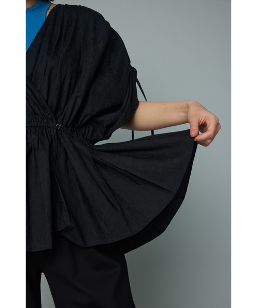 ブラウス シャツ Many gather tops (メニーギャザー トップス) レディース HeRIN.CYE ブラウス シャツ Many gather tops (メニーギャザー