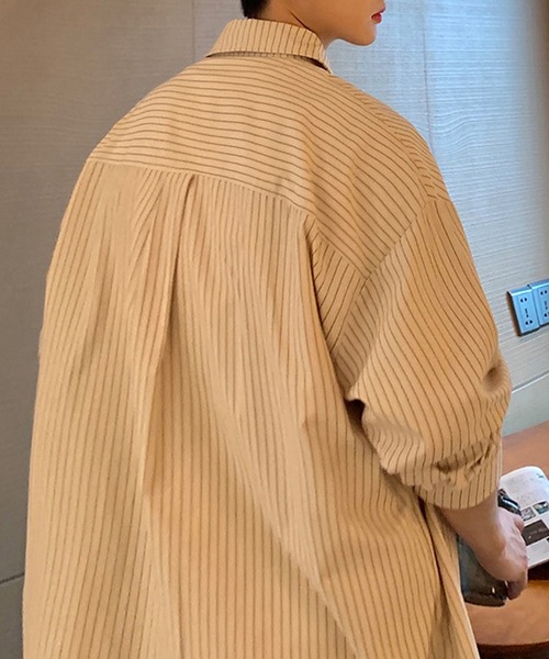 ブラウス シャツ aimoha outdoor ユニセックス　ビッグシルエット シャツ レディース メンズ セール】aimoha outdoor ユニセックス ビッグシルエット シャツ