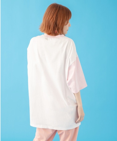L.H.P tシャツ PEGOPA/ぺゴパ/リンガーTシャツ レディース