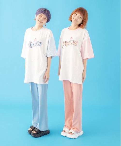 tシャツ PEGOPA/ぺゴパ/リンガーＴシャツ レディース メンズ L.H.P tシャツ PEGOPA/ぺゴパ/リンガーTシャツ レディース