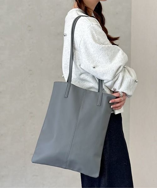 Per sist ence（パーシエンス） トートバッグ フェイクレザー フラット