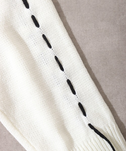 カーディガン BAD ASS MAMA編込 カーディガン メンズ ブラック（黒）系