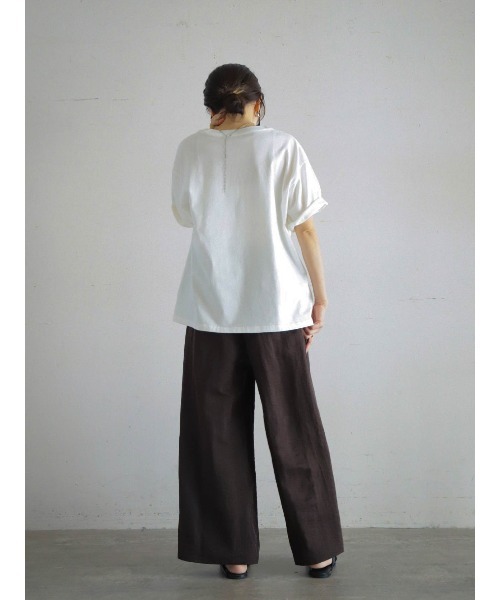 FIL DE FER tシャツ Tシャツ カンガルーPT 半袖TEE レディース 