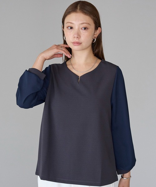 RIRIYANO（リリヤーノ） フォーマル ブラウス シャツ 大人上品見え