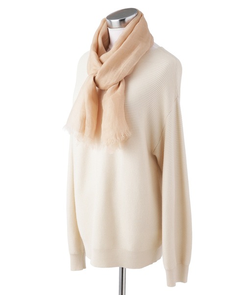 FURLA（フルラ） マフラー ストール 麻 カシミヤ 無地ストール