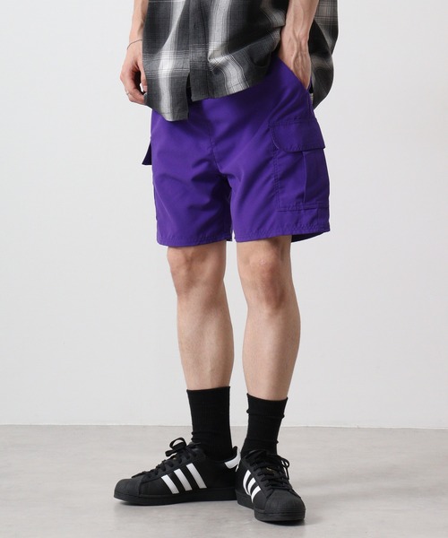バルーンカーゴソフトバミューダパンツ FOLLOWIN カーゴパンツ 「UNISEX」8部丈バミューダカーゴワイド