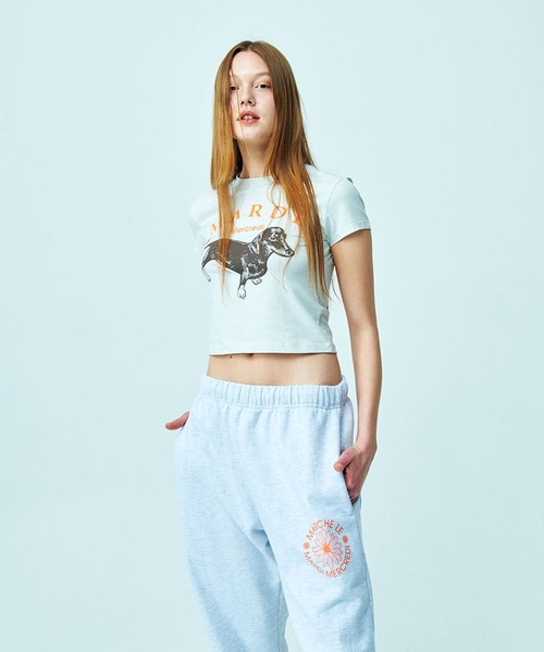 tシャツ CROPPED TSHIRT DDANJI レディース メンズ Mardi Mercredi tシャツ CROPPED TSHIRT DDANJI レディース