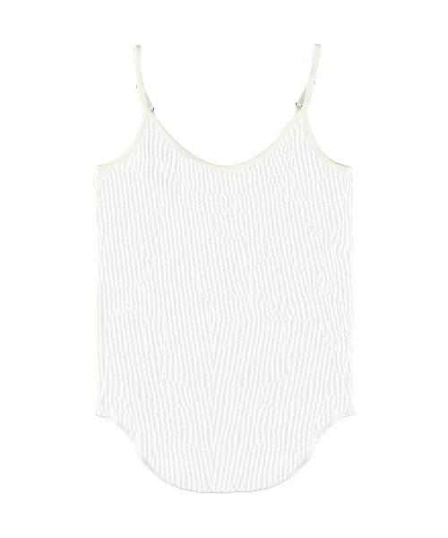 ALEXIA STAM フリル付きキャミソール ブルー F ALEXIA STAM キャミソール Padded Rib Bra Top /パッドinリブ