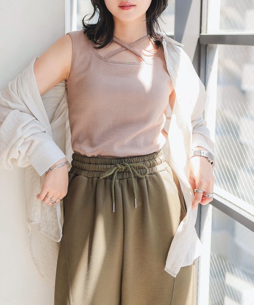 continuer de NICE CLAUP/【着回し力抜群】カップ付キャミ｜NICE
