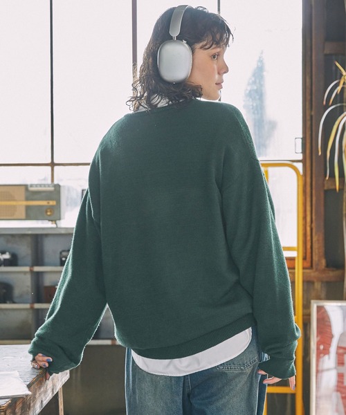 PENNEYS（ペニーズ） ニット セーター 別注 THE FOX ロゴワッペン刺繍