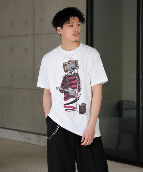 INTERPLAY（インタープレイ） tシャツ 「INTERPLAY x TAKERU」Crazy TV