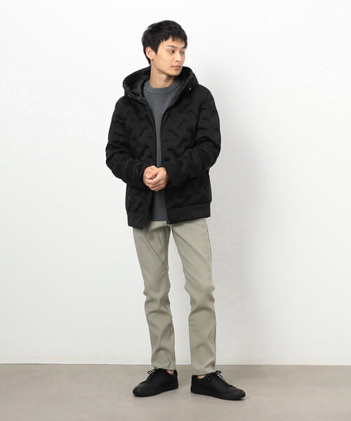 COMME CA ISM ダウンジャケット ダウン シームレスダウン フード
