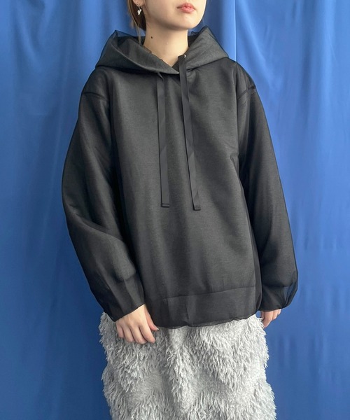 LHELBIE パーカー オーバーチュールパーカー レディース