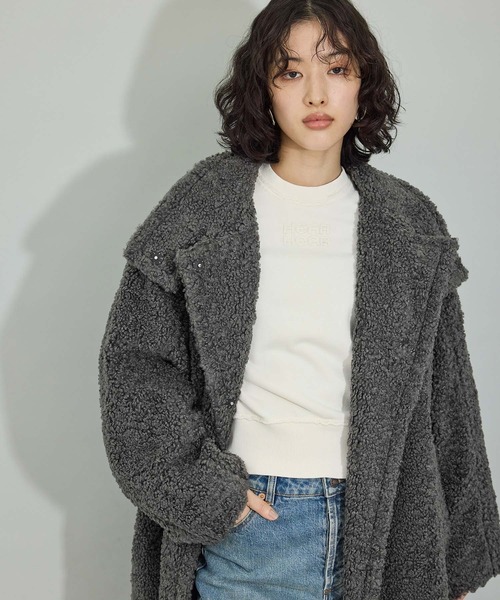 ADAM ET ROPE'（アダムエロペ） コート アウター 「WEB限定」スタンド