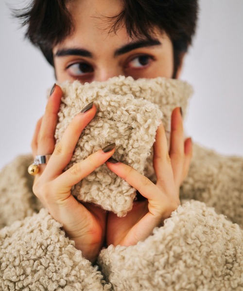 ADAM ET ROPE' コート アウター 「WEB限定」スタンドカラー