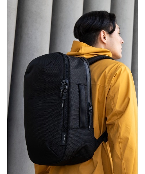 WEXLEY ビジネスバッグ ETAN CORDURA BALLISTIC BLACK メンズ