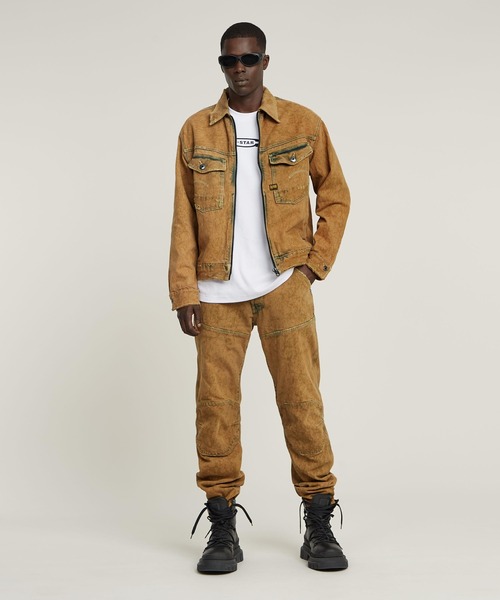 G-STAR RAW ジーンズ ELWOOD 3D REGULAR JEANS/バイカーデザイン