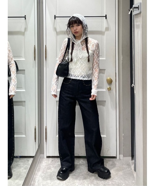 SLY（スライ） ジーンズ デニム デニムパンツ Ngm.S JW STRAIGHT PT-A