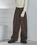 ワイドパンツ スラックス パンツ 「4size...の詳細画像5