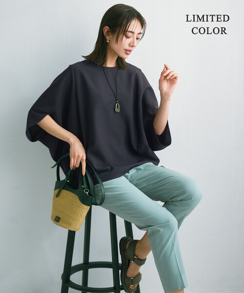 ブラウス シャツ FluidBackSatin ノースリーブブラウス レディース 接触冷感・UVケア・速乾・洗える】 FluidBackSatin ノースリーブ