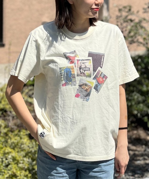 tシャツ CHUMS/チャムス　かせきさいだぁ インスタントフォトTEE　Instant Photo Tee レディース メンズ CHUMS チャムス tシャツ メンズ チャムスロゴTシャツ Logo T