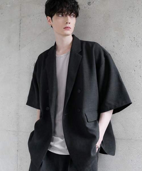 セットアップ 「セットアップ 2点セット」TEC CANVASダブルテーラード