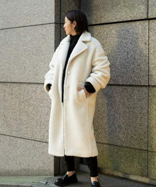 「styling/」 コート 0 ブラック レディース_画像6