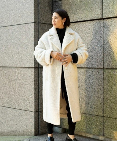 「styling/」 コート 0 ブラック レディース_画像7